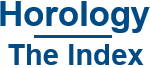 Horology - The Index logo